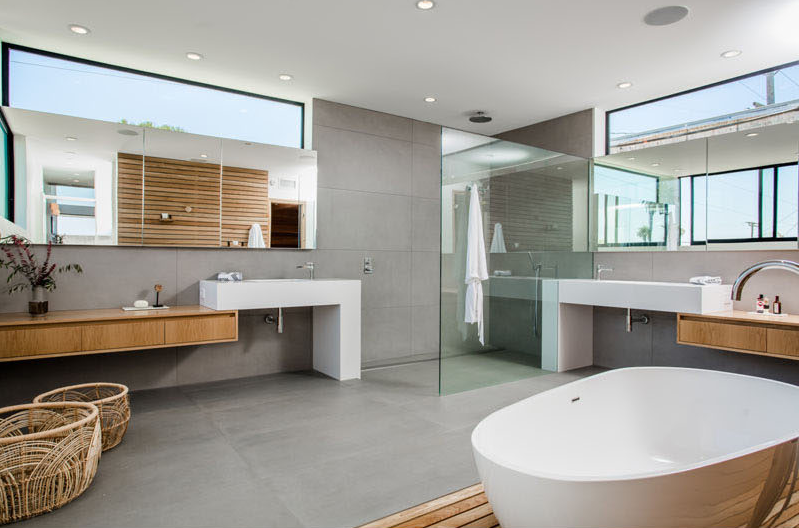 wood in the bathroom uses 1