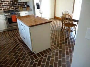 Textured Brick Flooring