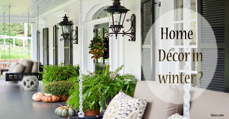 home decor in winter
