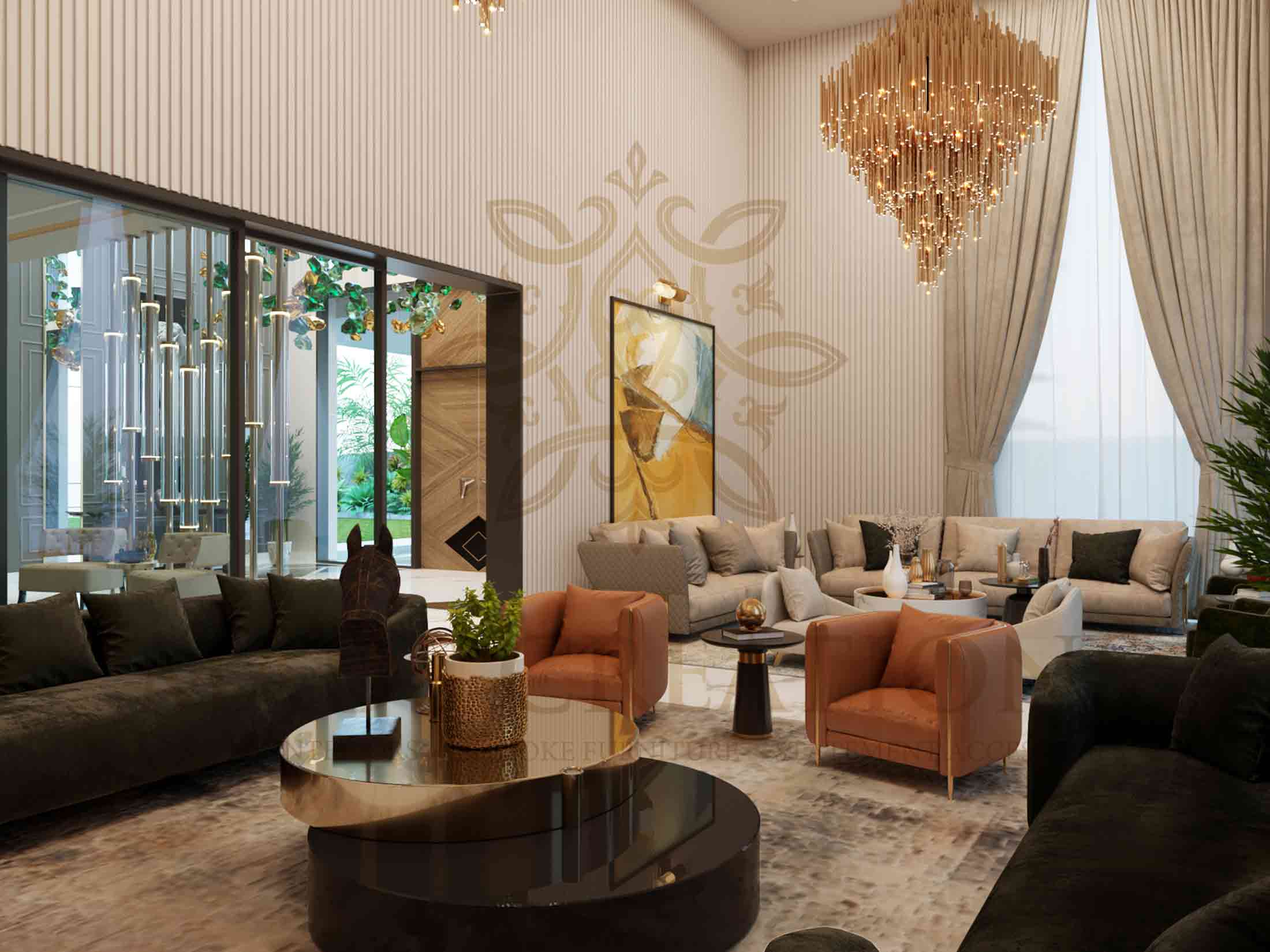 Dimensions of furniture pieces