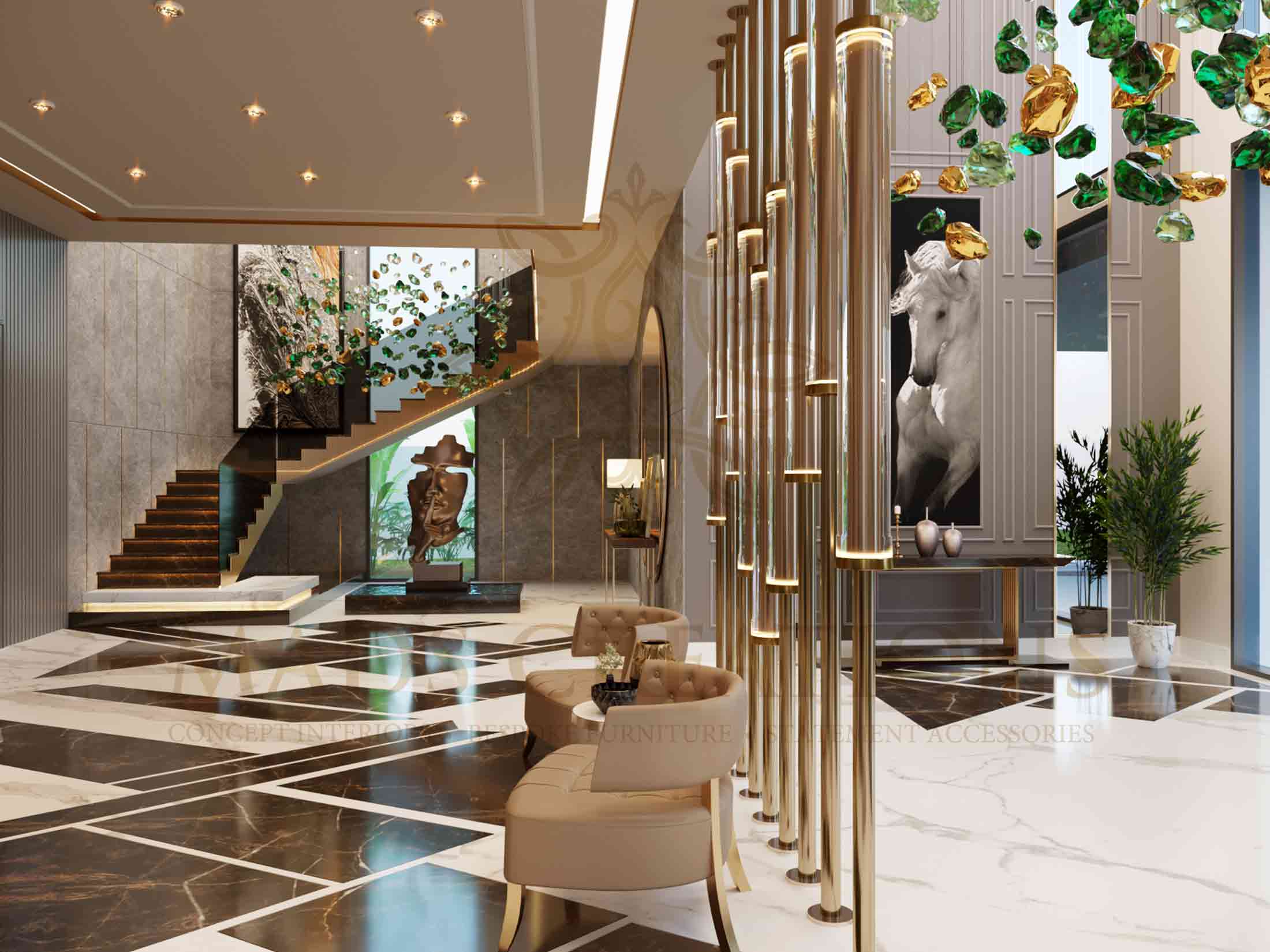 Doorway clearance of custom furniture