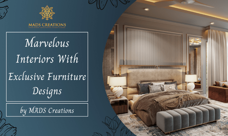 Interior with exclusive furniture