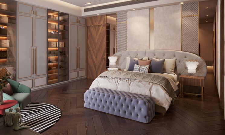 Layer with Wall Panels