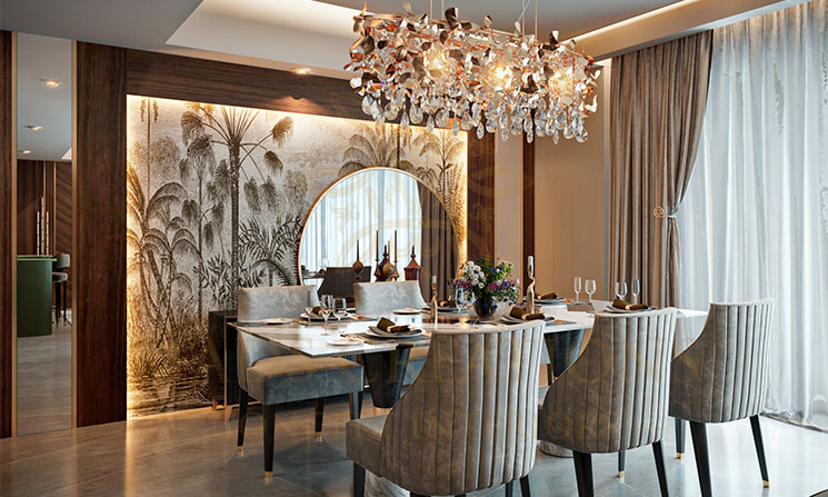 Dining room decor for Camellias