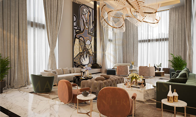 Punjabi Bagh duplex home interiors