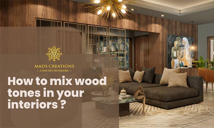 mix wood tones in your interiors like a designer